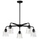 Grayson Five Light Chandelier in Matte Black (72|60-8611)