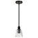 Grayson One Light Mini Pendant in Matte Black (72|60-8605)