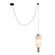 Leandra One Light Pendant in Opal Swirl (314|DPC20)