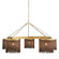 Langston Five Light Chandelier in Vintage Brass (314|DLI14)