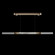 Antonia LED Linear Pendant in Ombre Bronze/Brass/Smoke (48|100149-612)