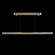Antonia LED Linear Pendant in Soft Gold Leaf/Nickel/No Skin (48|100149-520)