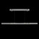 Antonia LED Linear Pendant in Silver Leaf/Brass/No Skin (48|100149-410)