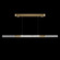 Antonia LED Linear Pendant in Gold Leaf/Brass/Smoke (48|100149-312)