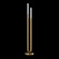 Antonia LED Floor Lamp in Gold Leaf/Nickel/No Skin (48|100148-320)