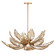 Fern 14 Light Chandelier in Modern Gold (33|528255MG)