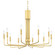 Brigitte Ten Light Chandelier in Aged Brass (428|H261810-AGB)