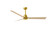 Alessandra 56'' Ceiling Fan in Brushed Brass (101|AK-BRBR-LM-56)
