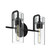 Niccol Two Light Bath in Black (12|55251BK)