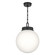 Andorra One Light Pendant in Black (12|52867BK)