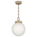 Andorra One Light Pendant in Champagne Bronze (12|52866CPZ)