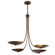 Palmela Four Light Chandelier in Lacquered Brass (12|52855LBRLBZ)