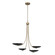 Palmela Four Light Chandelier in Champagne Bronze (12|52855CPZBK)
