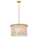 Indra LED Convertible Semi-Flush Mount in Lacquered Brass (13|48607LCB)