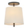 Clive LED Semi-Flush Mount in Slate Bronze (13|48533SXB)
