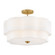 Gwen LED Semi-Flush Mount in Lacquered Brass (13|47733LCB)