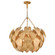 Camille LED Chandelier in Distressed Brass (138|FR47166DA)