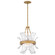 Fleur LED Pendant in Burnished Gold (138|FR46917BNG)