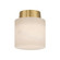 Acme One Light Semi Flush Mount in Aged Brass (60|AME-400-AG)