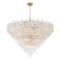 Addis 40 Light Chandelier in Aged Brass (60|ADD-329-AG-CL)