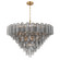Addis 28 Light Chandelier in Aged Brass (60|ADD-327-AG-SM)