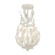 Broche Three Light Semi Flush Mount in Matte White (60|565-MT_CEILING)