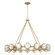 Flora 16 Light Chandelier in Buffed Gold (65|462102GF)