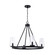 Aaron Four Light Chandelier in Matte Black (65|461941MB-662)