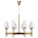 Leland Eight Light Chandelier in Aged Brass (65|460881AD-718)