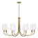 Adrian Eight Light Chandelier in Aged Brass (65|459581AD-716)