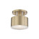 Nora LED Semi Flush Mount in Aged Brass (428|H159601-AGB)