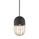 Haley One Light Pendant in Aged Brass/Black (428|H145701-AGB/BK)