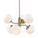 Estee Six Light Chandelier in Aged Brass (428|H134806-AGB)