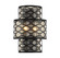 Mannheim Two Light Wall Sconce in Matte Black (51|L9-6102-2-89)