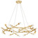 Cora LED Pendant in Gold Leaf (10|PCCOR2832GFL)
