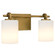 Morris Two Light Vanity in Weathered Brass (10|MORR8615WS)