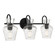 Hollis Three Light Vanity in Matte Black (10|HLL8622MBK)