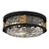 Baltic Three Light Flush Mount in Matte Black (10|BTC1616MBK)