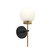 Rigsby One Light Wall Sconce in Matte Black and Brushed Gold (54|P710157-319)