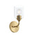 Ilia One Light Wall Sconce in Brushed Gold (54|P710155-191)
