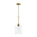 Ilia One Light Pendant in Brushed Gold (54|P500514-191)