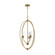 Jheni Three Light Foyer Pendant in Brushed Gold (54|P500512-191)