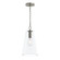 Jheni One Light Pendant in Brushed Nickel (54|P500511-009)