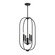 Reines Four Light Foyer Pendant in Matte Black (54|P500510-31M)
