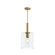 Reines One Light Pendant in Brushed Gold (54|P500509-191)