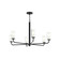 Mack Six Light Chandelier in Matte Black (54|P400477-31M)