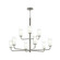 Mack Nine Light Chandelier in Brushed Nickel (54|P400478-009)