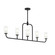 Mack Five Light Linear Chandelier in Matte Black (54|P400476-31M)