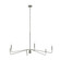 Pilar Six Light Chandelier in Brushed Nickel (54|P400473-009)
