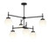 Rigsby Six Light Chandelier in Matte Black (54|P400470-31M)